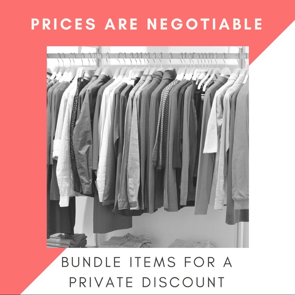 PRICES ARE NEGOTIABLE
